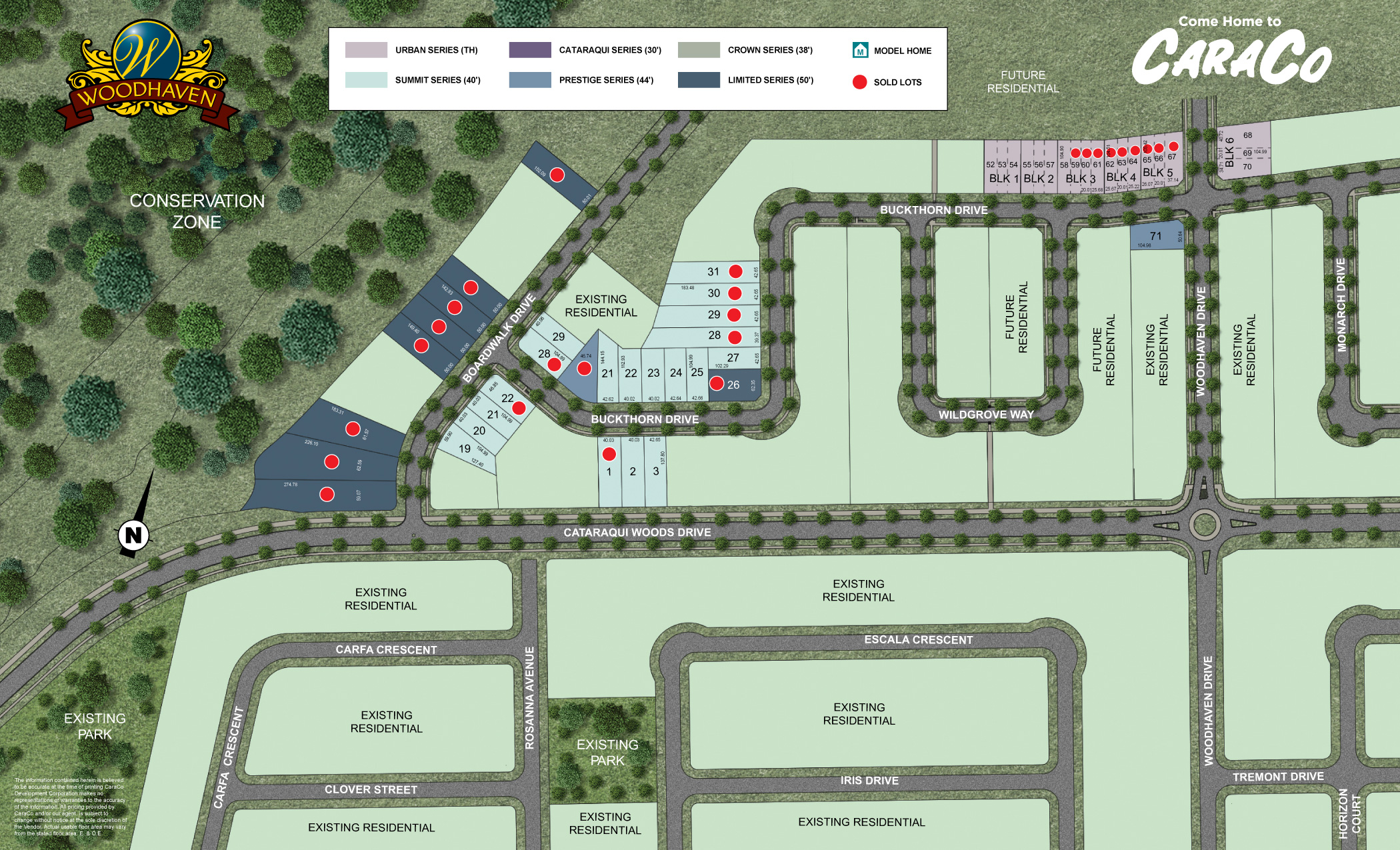 Woodhaven Map