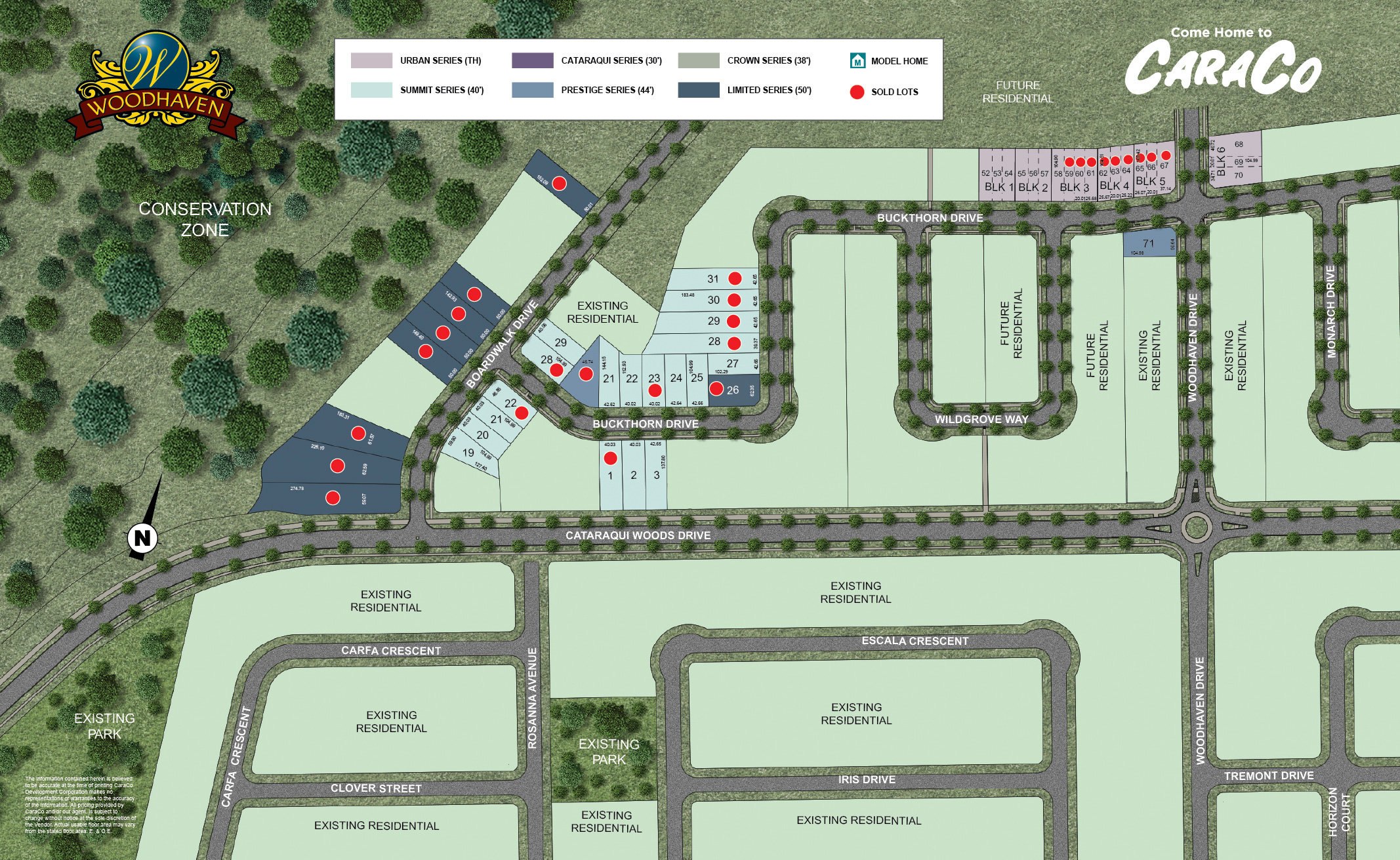Woodhaven Map